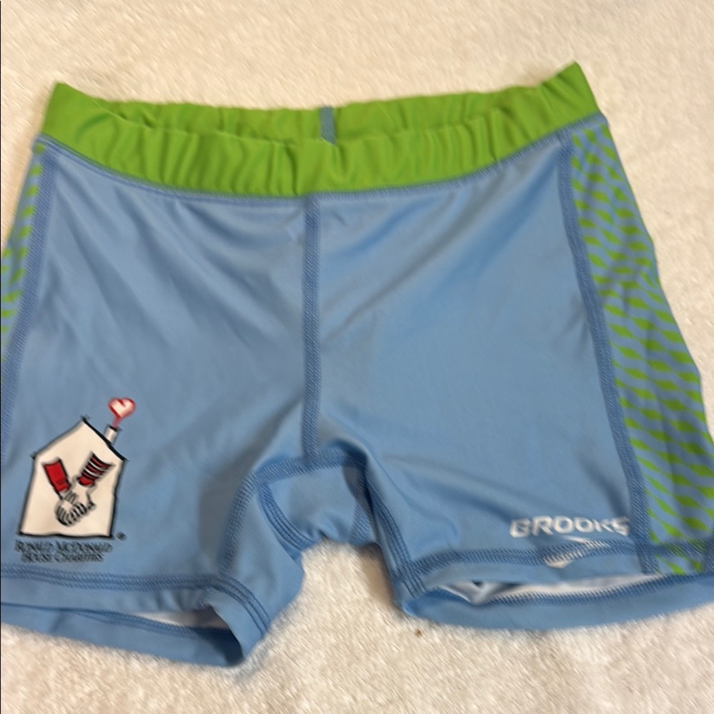 Brooks Kids Swim Shorts - Blue and Green
